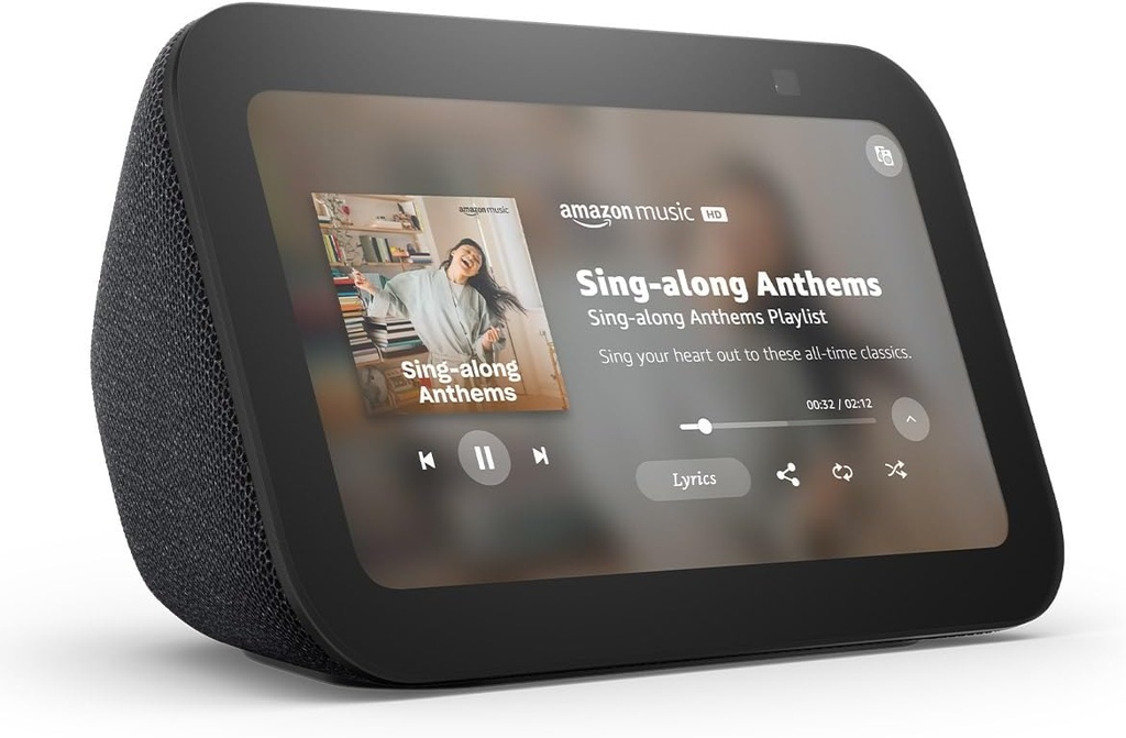 Amazon Echo Show 5, Smart display, Designed for Alexa+ Charcoal 