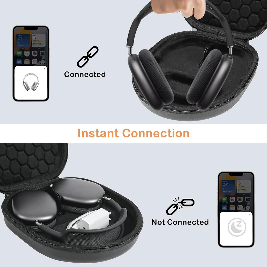 Apple Airpods Max Headphone Travel Storage Case Mosiso 