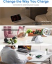 3 in 1 Charging Station for Apple Devices - Foldable Magnetic Wireless Travel Charger Multiple Devices - Travel Charging Pad for MagSafe iPhone 