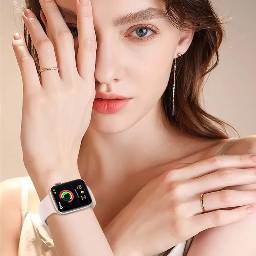 Apple watch Soft Silicone Sport Bands for Ultra/SE/1-10, 42/44/45/49 