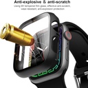 Apple WATCH Tempered Glass All-In-One Watch Case, Anti-Drop Stylish Protective Cover 45MM