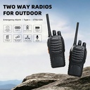 Baofeng 4set Walkie Talkies Long Range with Earpieces, 16 Channel Walkie Talkie Rechargeable Handheld Two Way Radios