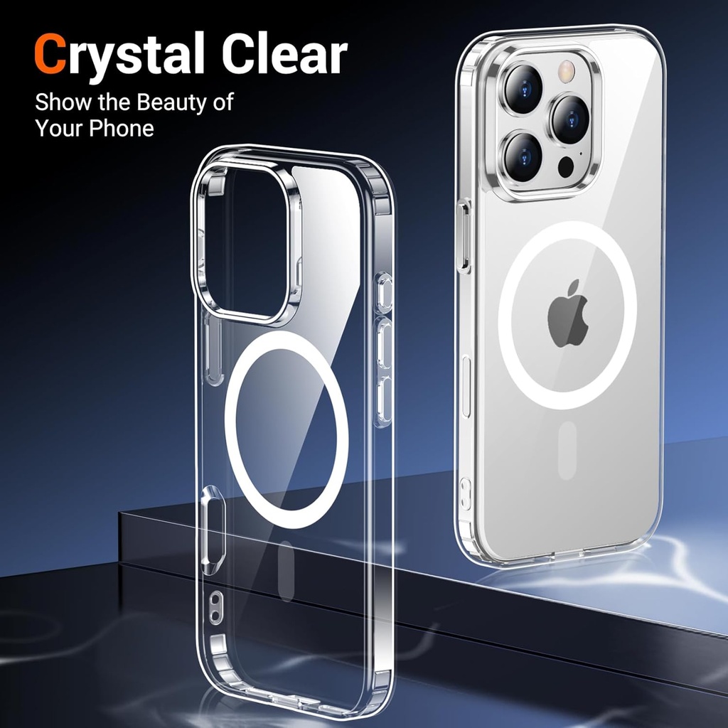 Temdan for iPhone 16 Pro Case Clear