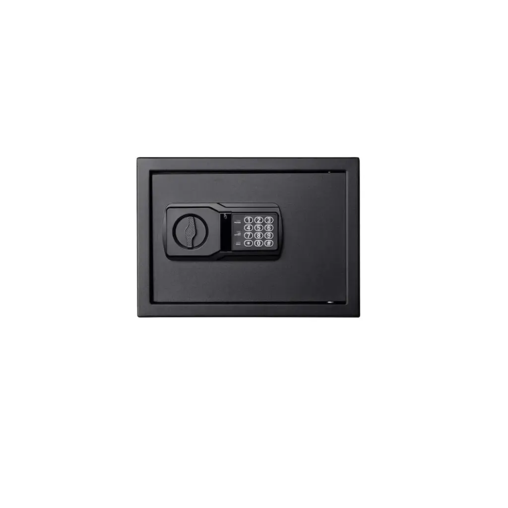 FORTRESS SMALL PERSONAL SAFE WITH ELECTRIC LOCK GREY 