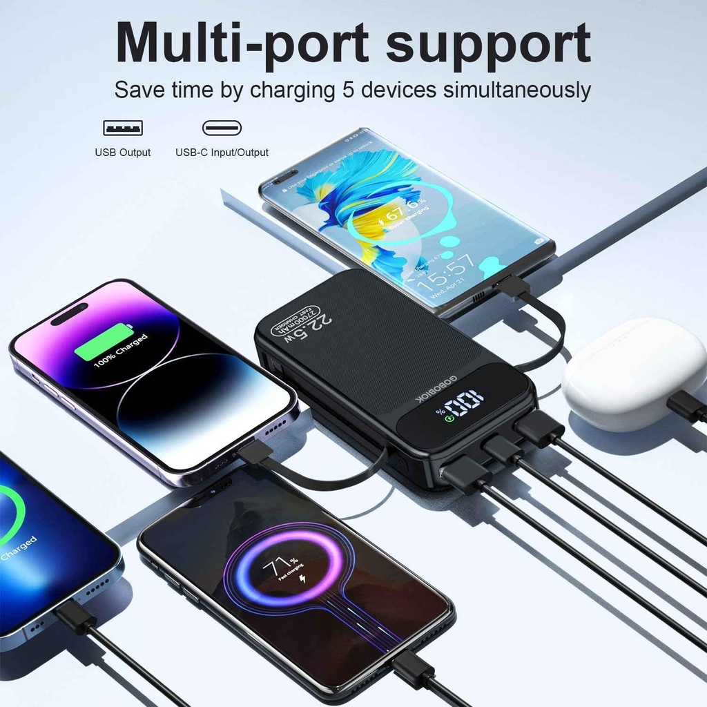 GOBOBIOK 27000 MAH POWER BANK