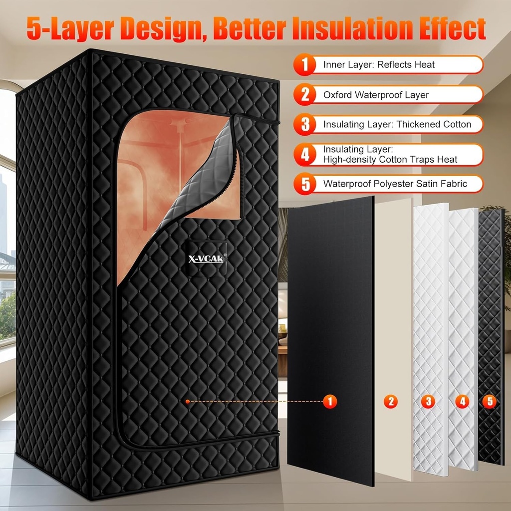 X-Vcak Portable Steam Sauna