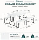 Yitahome Picnic Table with Benches 6FT
