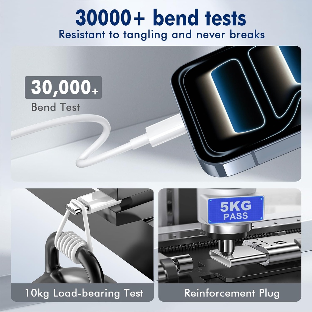 USB Type C White Cable