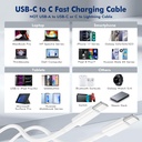 USB Type C White Cable
