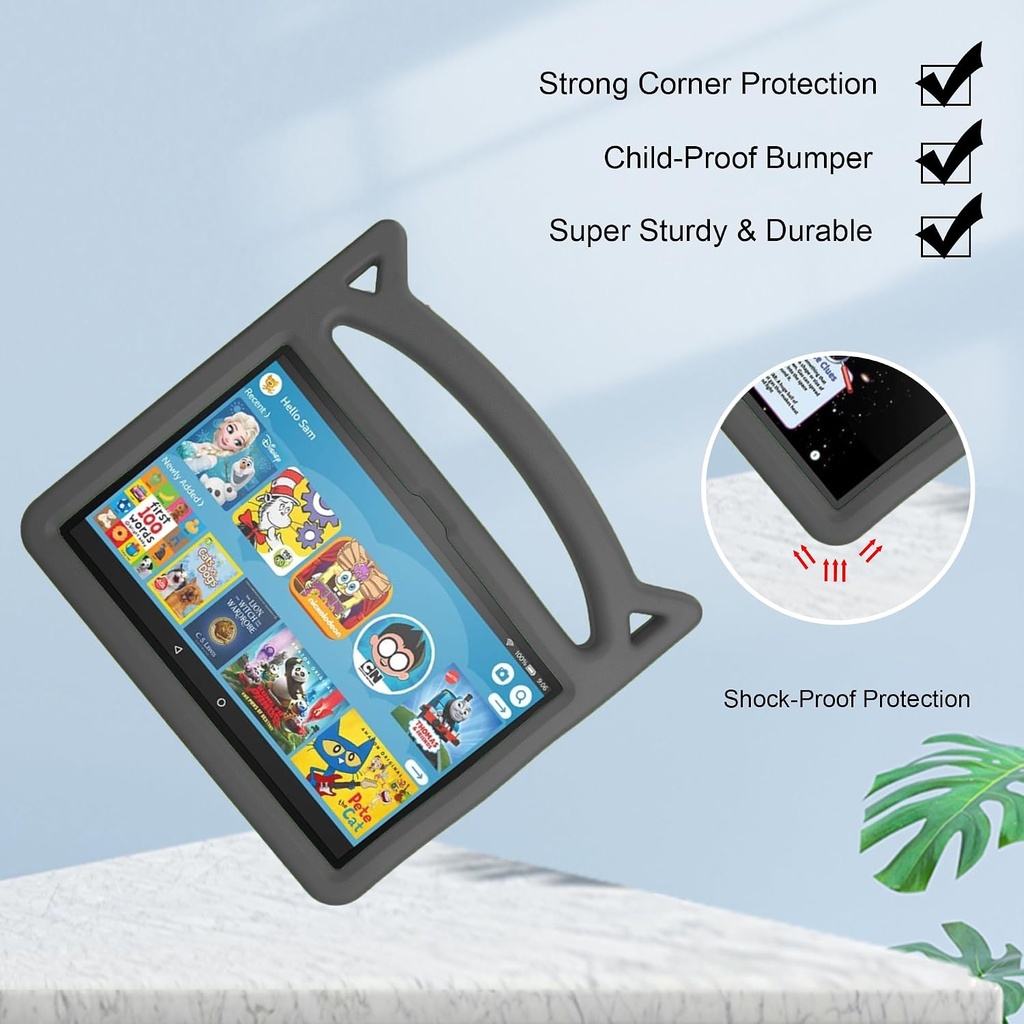 AMAZON Fire HD 8 Tablet Case With Stand Handle, Black 