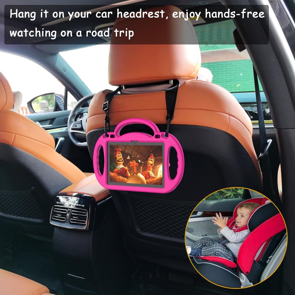 AMAZON Fire HD 8 Tablet Case With Stand Handle, Pink
