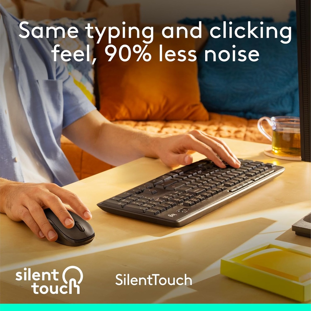 LOGITECH SILENT WIRELESS COMBO KEYBOARD MK295 