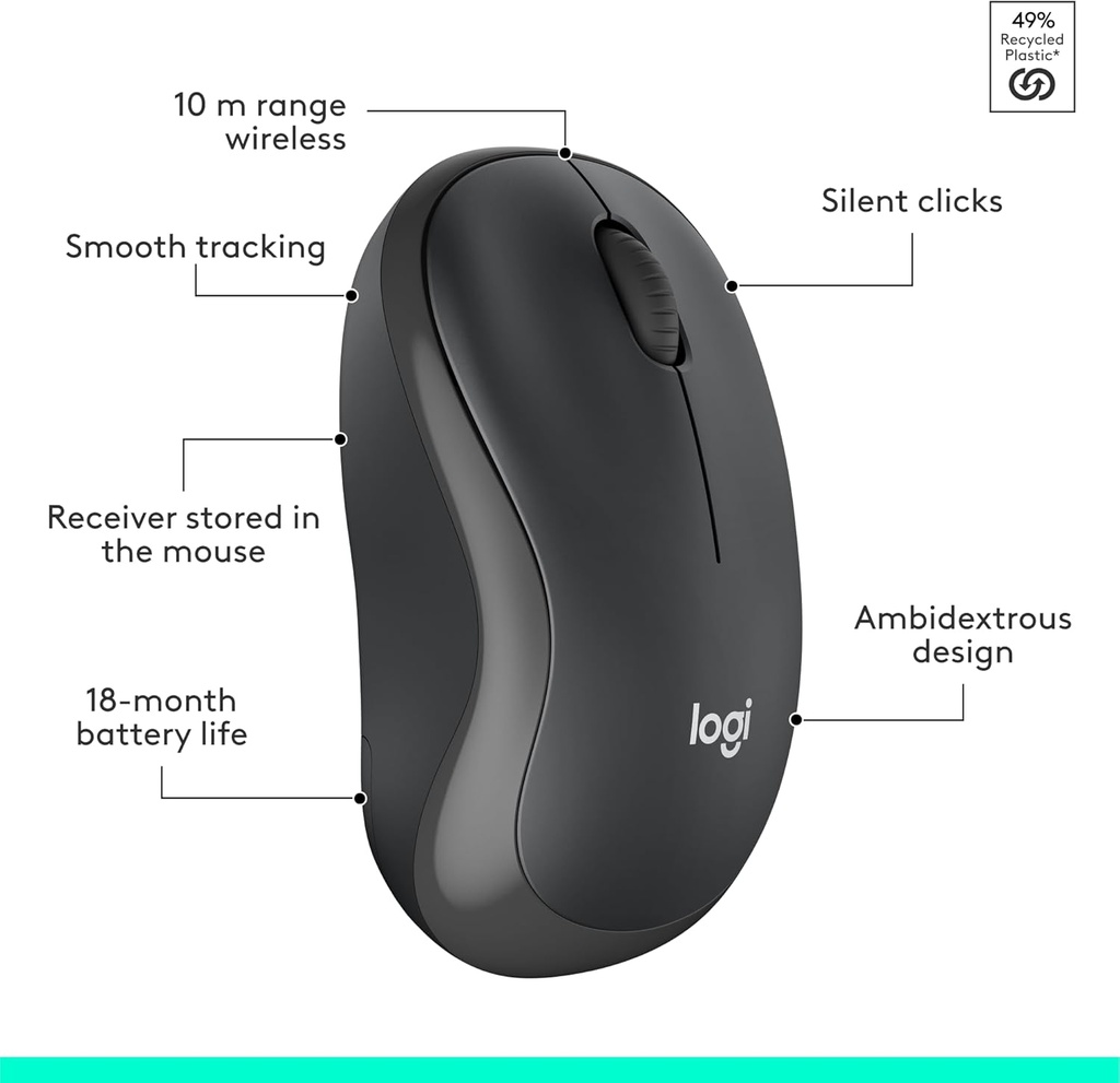 LOGITECH SILENT WIRELESS COMBO KEYBOARD MK295 