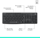 LOGITECH SILENT WIRELESS COMBO KEYBOARD MK295 