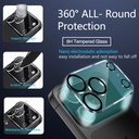 IMBZBK [Auto-Dust Removal] Privacy Screen Protector for iPhone 17 Pro with Camera Lens Protector