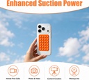 Silicone Suction Cup Phone Case Mount suqare assorted colors