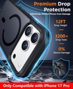 SPIDERCASE iPhone 17 Pro Case, Magnetic Translucent [2 Tempered Glass Screen Protector] [Camera Protection] 