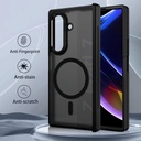 BENTOBEN Magnetic for Samsung Galaxy Z Fold 7 Case [Compatible with MagSafe], Military Grade Hinge Protection Translucent Matte Anti-Yellow Slim Shockproof Phone Case for Samsung Z Fold 7 8.0", Black