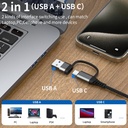 USB C to USB Hub 4 Ports,Type C to USB 3.0 Hub with a USB C to USB Adapter,USB 3.0 Hub Multi Port Expander for MacBook Pro,iPad Pro,Chromebook,Pixelbook,Dell,Samsung Galaxy,iPhone 15 16 17 Pro Max