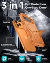 Goton iPhone 17 Pro Max Case with Privacy Tempered Glass Screen Protector & Camera Lens Protector