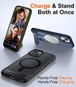 Temdan iPhone 14 Case Built-in Invisible Kickstand