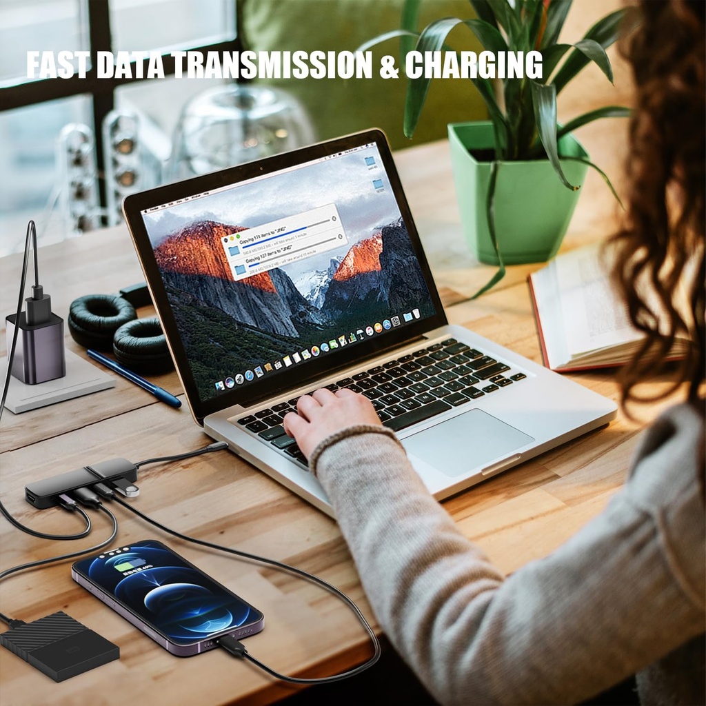 Ultra-Fast 5-Port USB-C Hub 