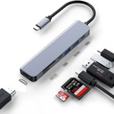 USB C Hub HDMI Adapter for MacBook Pro/Air, 7-in-1 Powered USB-C Multiport Hub Adapter with 4K HDMI, PD, USB 3.0, SD/TF Card Reader for MacBook Pro/Air Laptops, PC, iPad, iPhone 15/16 and More