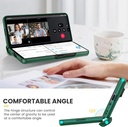Ruky for Samsung Z Fold 5 Case with Built-in Screen Protector, Kickstand & Full Body & Hinge Protection PU Leather Protective Case for Samsung Galaxy Z Fold 5 5G, Green