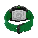 Giorgio Milano Black stainless steel case Chrono with date Green rubber strap 246SBK313 CARLO
