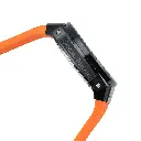 Giorgio Milano Black and Chrono with date Orange Silicone strap 240SBK318 MAXIMUS 