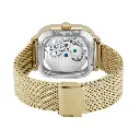 Giorgio Milano Gold Square Case automatic Movt Gold Mesh Bracelet 229SG5 ALFEO 