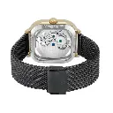 Giorgio Milano Rose Gold Square Case automatic Movt Black Mesh Bracelet 229SGBK5 ALFEO