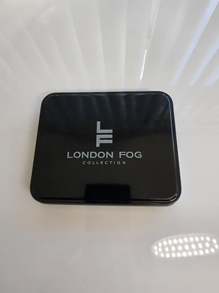 London Fog Men's Leather Bifold Wallet Black