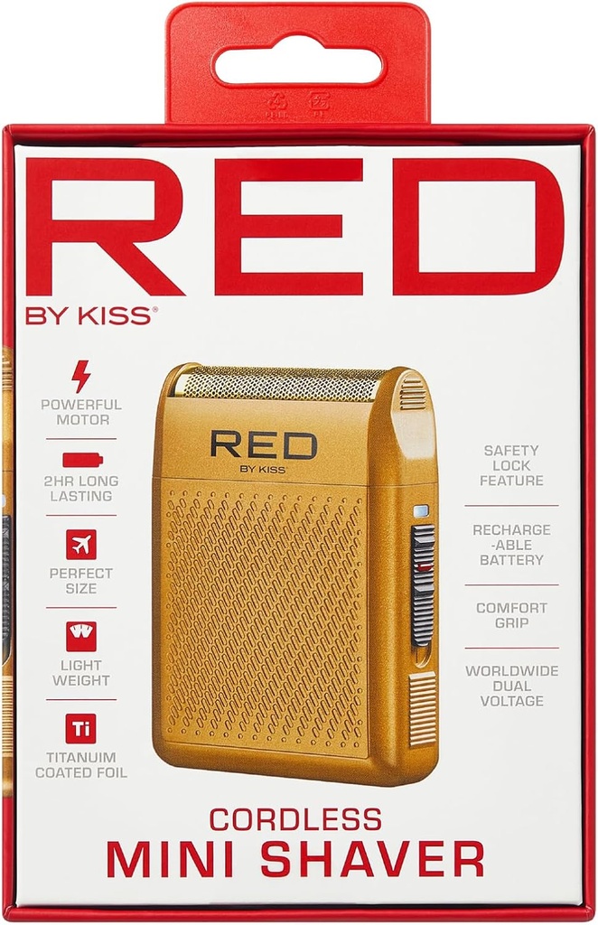 RED by Kiss Cordless Mini Shaver for Men SV03