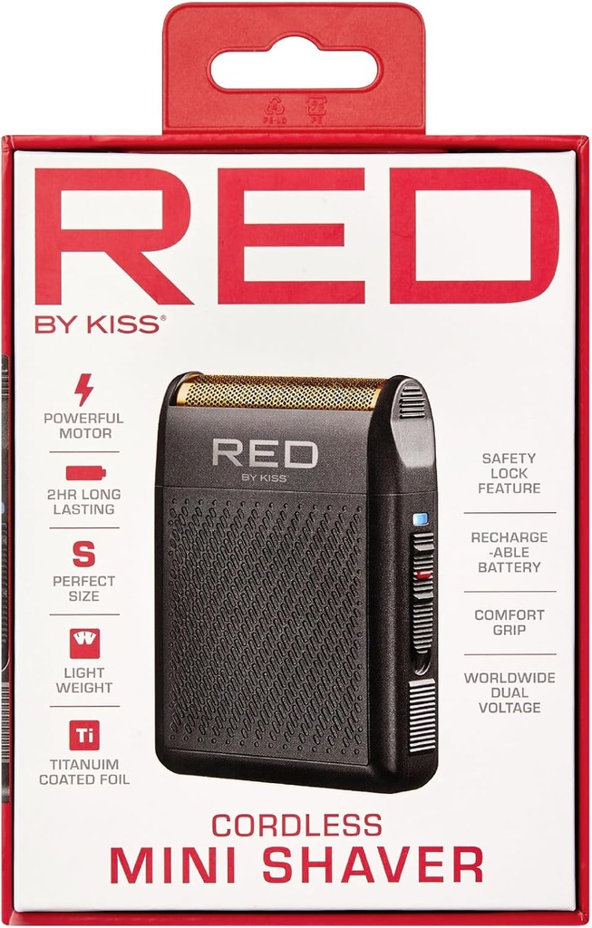 RED by Kiss Cordless Mini Shaver for Men SV02