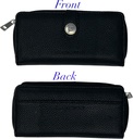 Stone Mountain Women's Embossing Leather Ludlow Clutch Wallet with Checkbook Cover Black