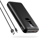 VEEKTOMX Portable Charger 30000mAh Power Bank Fast Charging with PD&QC USB C, 4 USB Outputs Battery Pack Backup with LED Display Compatible with iPhone 15/14/13/12/11 Pro iPad Android Samsung LG 
