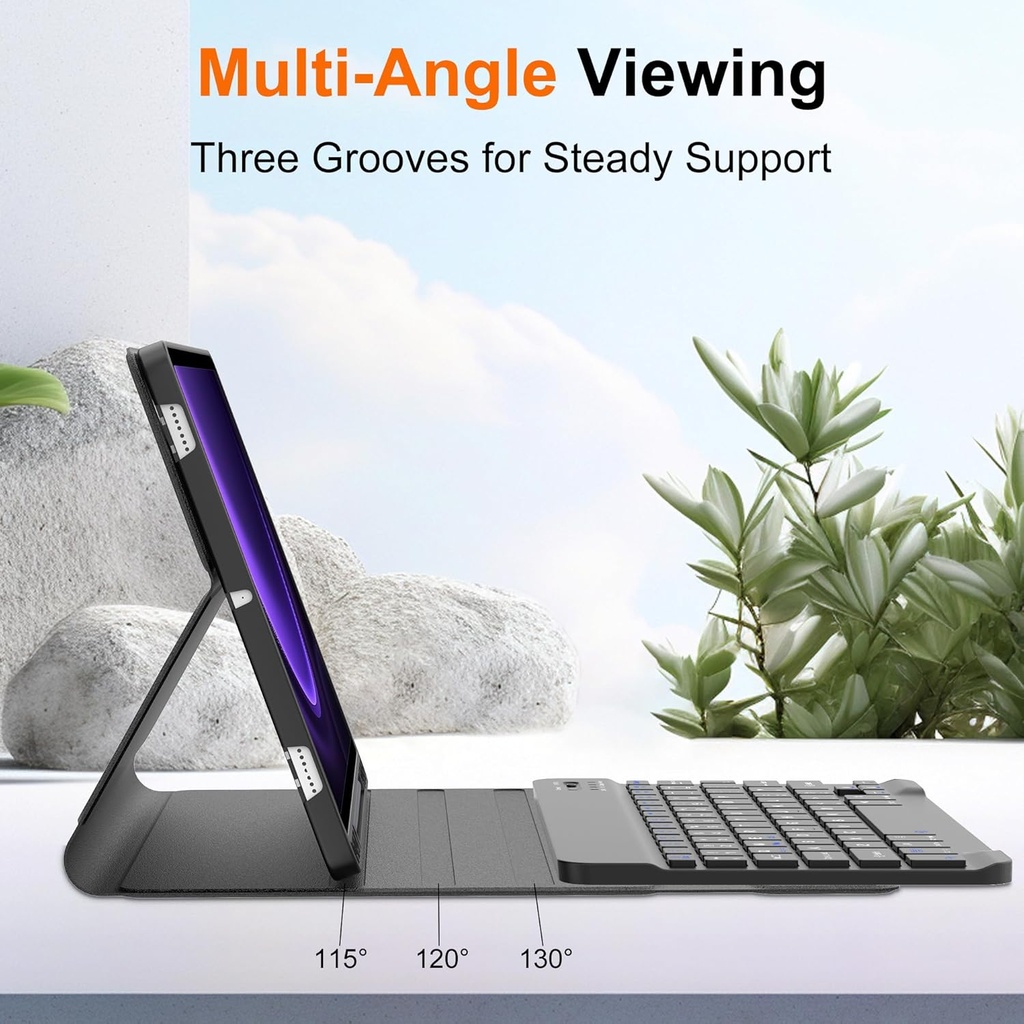YEHOBU Keyboard Case for Galaxy Tab S10 Lite/ S10 FE /S9 FE 5G 10.9 /S9 11 Inch