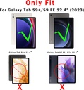 DOMEUN Keyboard Case for Samsung Galaxy Tab S10 Plus/S9 FE Plus/S9 Plus 2023 Tablet - 