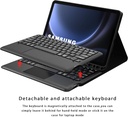 DOMEUN Keyboard Case for Samsung Galaxy Tab S10 Plus/S9 FE Plus/S9 Plus 2023 Tablet - 