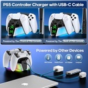 PS5 Controller Charger Station Compatible with Original & Edge Controller