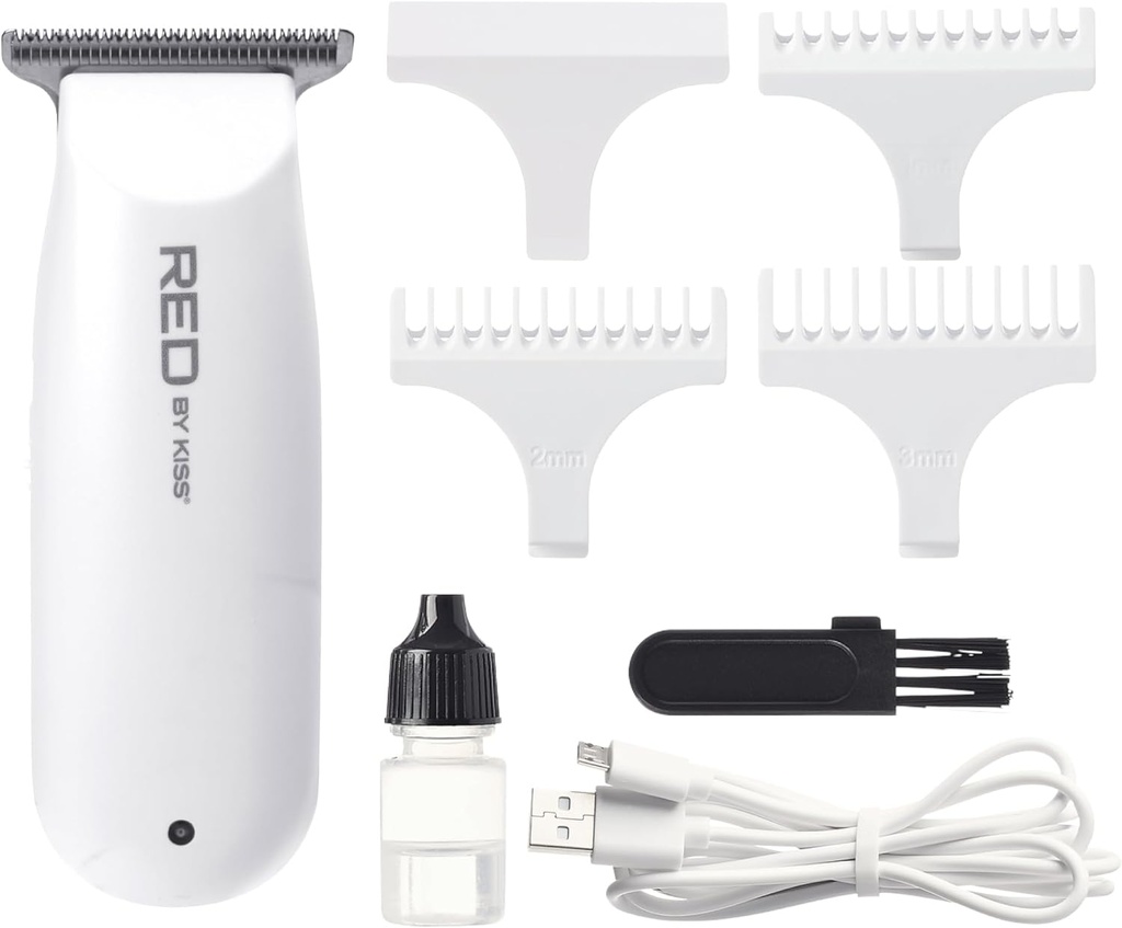 RED BY KISS CORDLESS MINI TRIMMER WHITE CT06