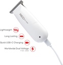 RED BY KISS CORDLESS MINI TRIMMER WHITE CT06