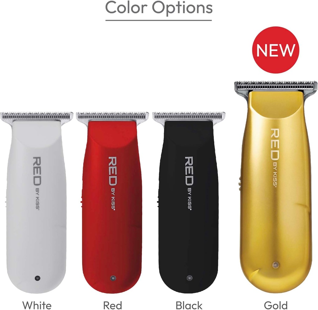 RED BY KISS CORDLESS MINI TRIMMER GOLD CT09