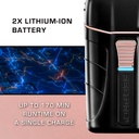 RED PRO Titanium Foil Shaver Cordless Shaver for Men (Matte Black) PSV02