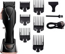 RED Pro Professional Cordless Hair Clipper for Men, Electric Rechargeable Hair Clipper Set for Barbers and Stylists PCL02