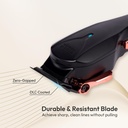 RED Pro Professional Cordless Hair Clipper for Men, Electric Rechargeable Hair Clipper Set for Barbers and Stylists PCL02
