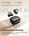 truefree C10 Open-Ear Earbuds, Clip-On Wireless Headphones,