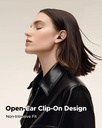 truefree C10 Open-Ear Earbuds, Clip-On Wireless Headphones,