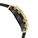 Giorgio Milano Black Chrono with date Black rubber strap 233STBK313 MAESTRO